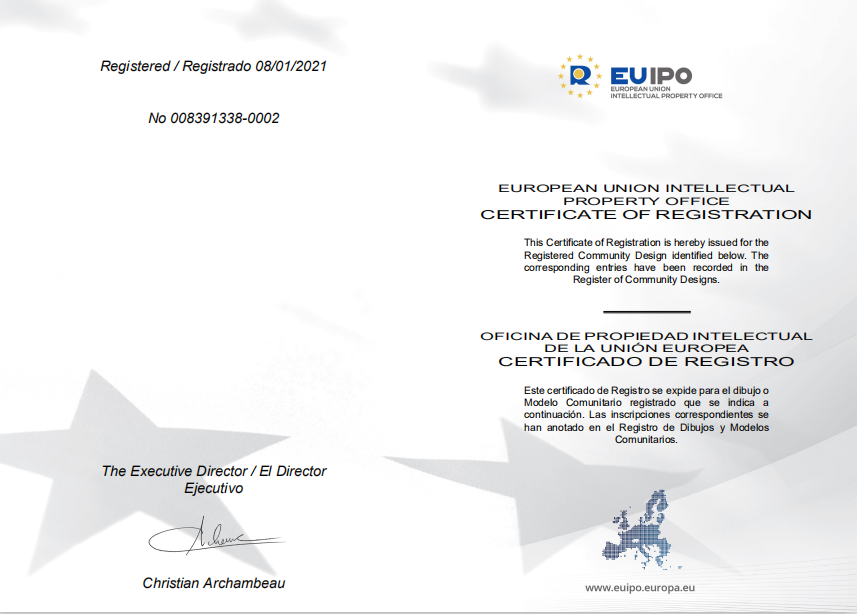 European Union Appearance Patent 0002
