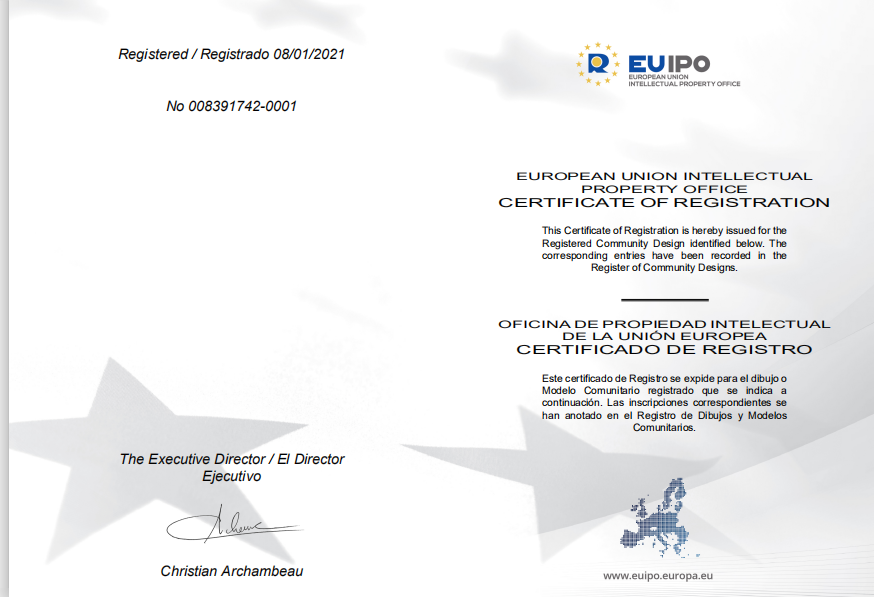 European Union Certificate 1742