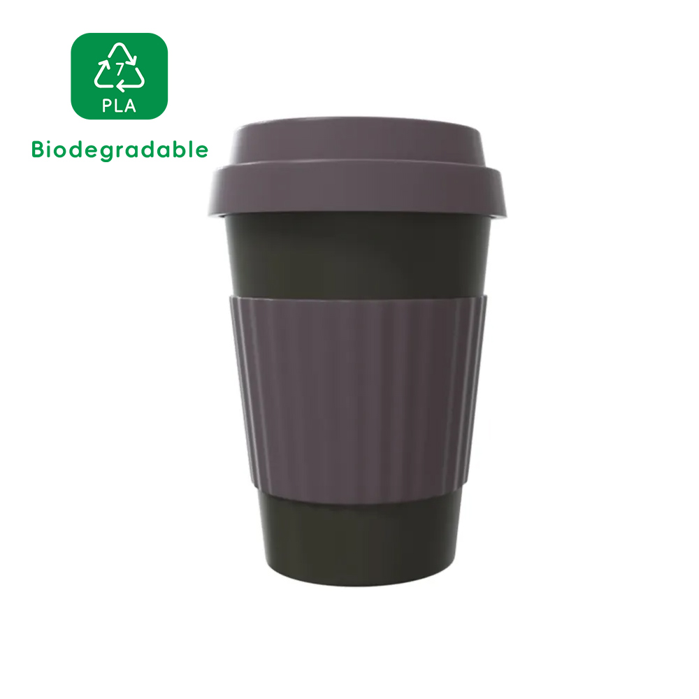 Sustainable coffee grounds cup 350 ml 12 oz coffee mug