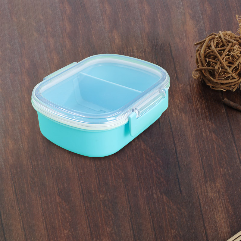 KHF011001—PP材料乐扣式儿童饭盒带透明盖