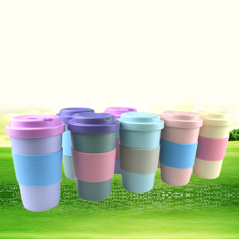 KHB01022—420ml硅胶盖隔热套咖啡杯