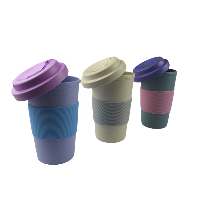 KHB01022—420ml硅胶盖隔热套咖啡杯