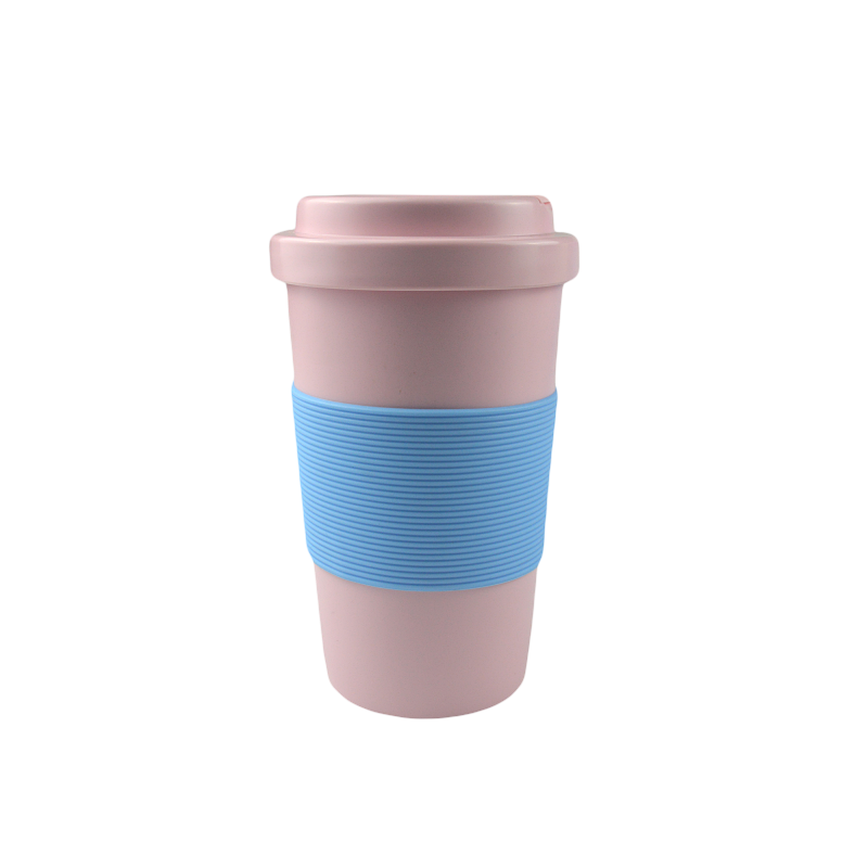 KHB01022—420ml硅胶盖隔热套咖啡杯