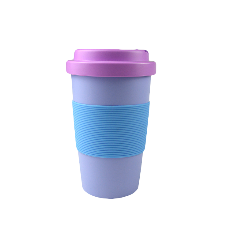 KHB01022—420ml硅胶盖隔热套咖啡杯