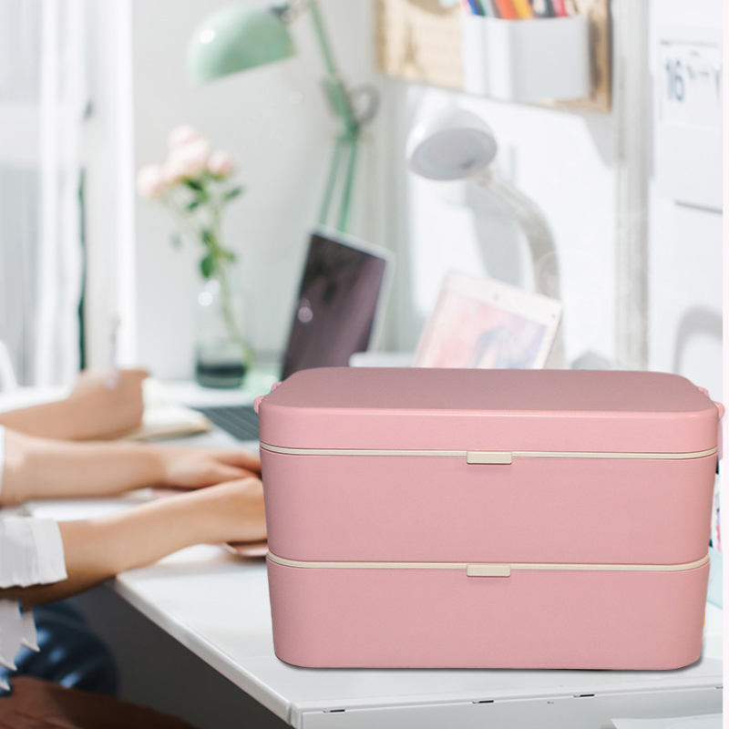 KHF022010—double layer patented hidden button straw lunch box4
