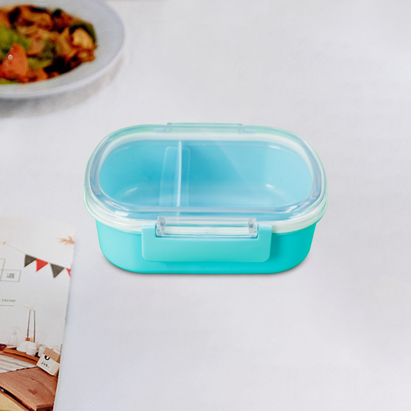 KHF011001-PP material button children's lunch box with transparent lid7