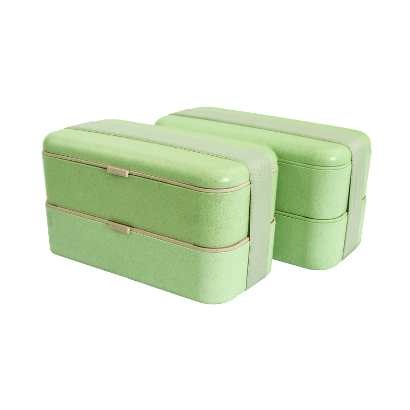 Biodegradable double-layer lunch box7