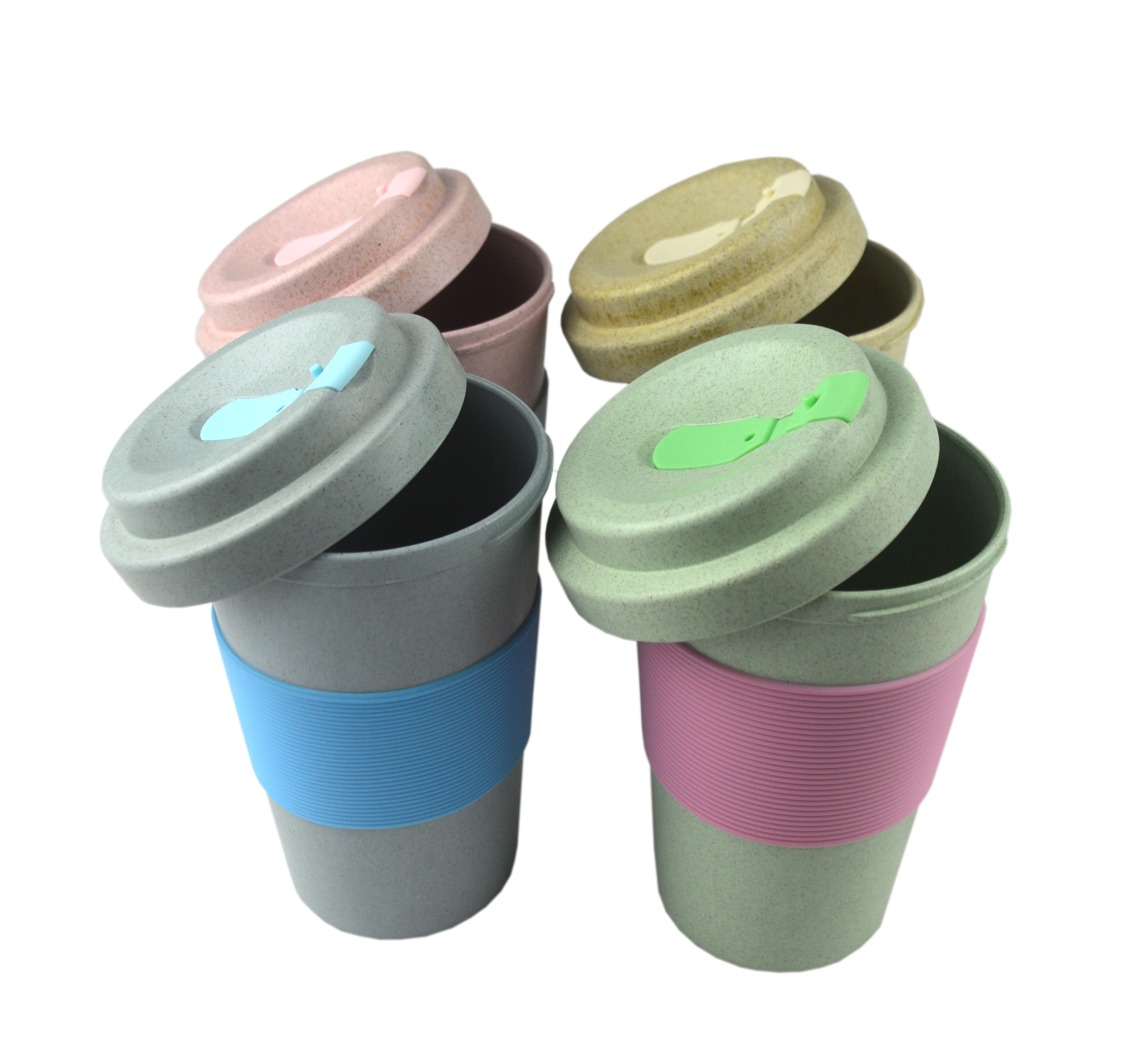 KHB02003-420 ml straw coffee cup with lid6