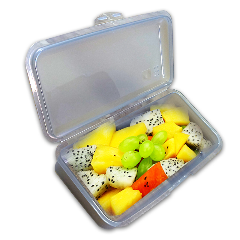 KHF011002-PP plastic single layer matte surface bento box2