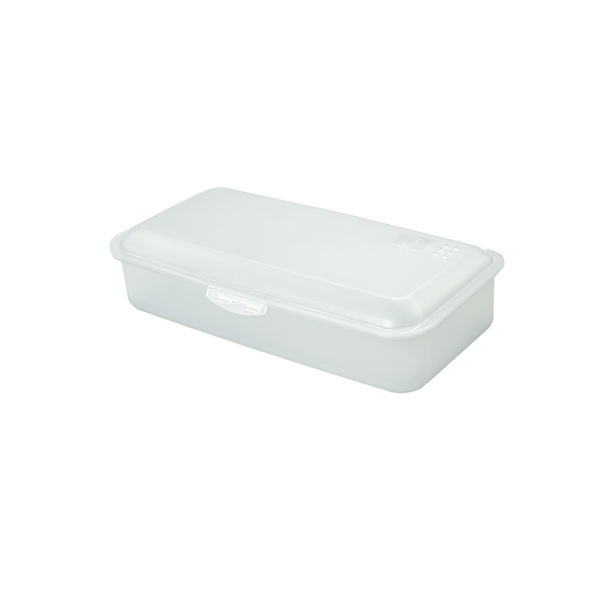 KHF011002-PP plastic single layer matte surface bento box3