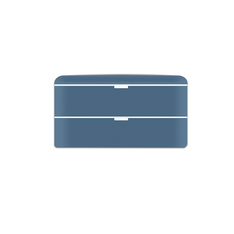 PP plastic strap double - layer patent bento box