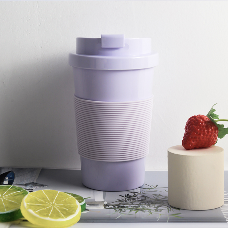 KHB04013-Buckle PLA 420ml Coffee Cup 3