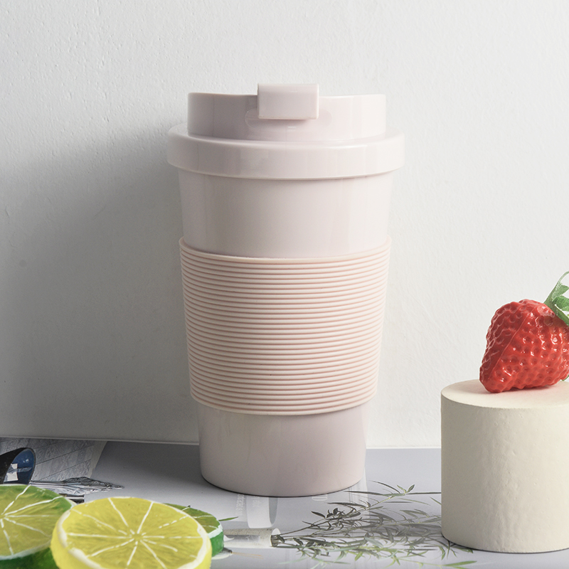 KHB04013-Buckle PLA 420ml Coffee Cup 4