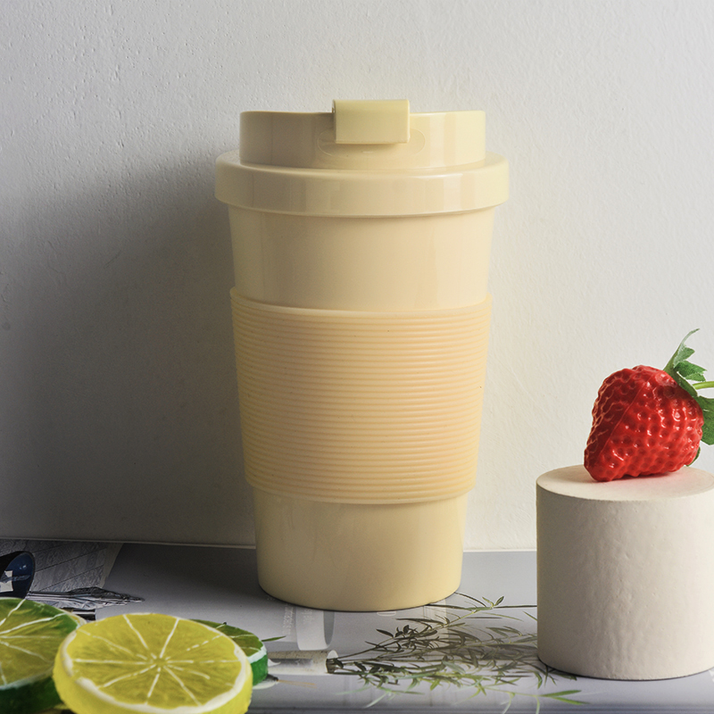KHB04013-Buckle PLA 420ml Coffee Cup 5