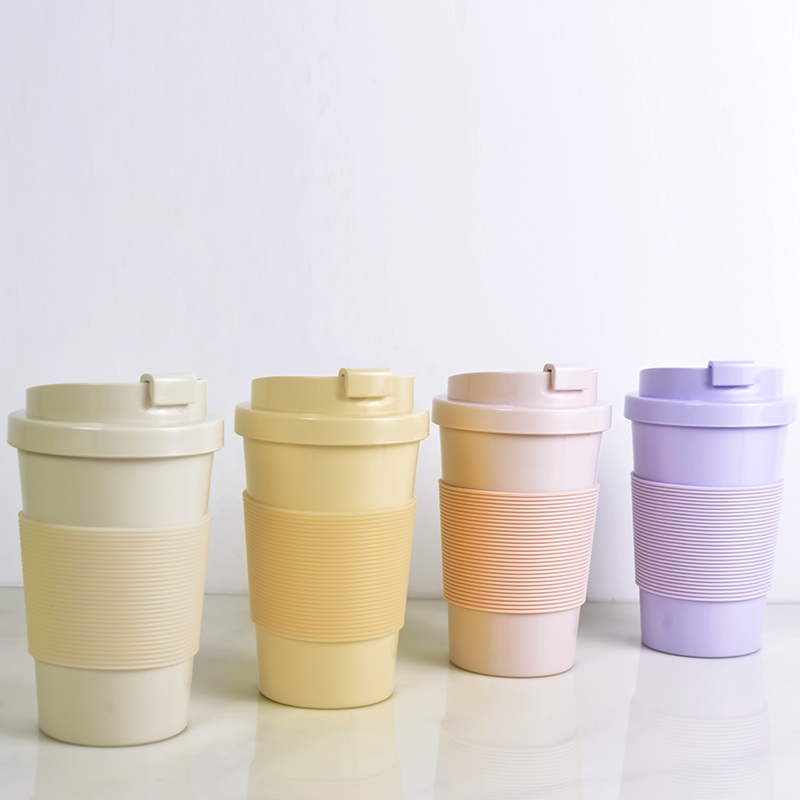 KHB04013-Buckle PLA 420ml Coffee Cup 7