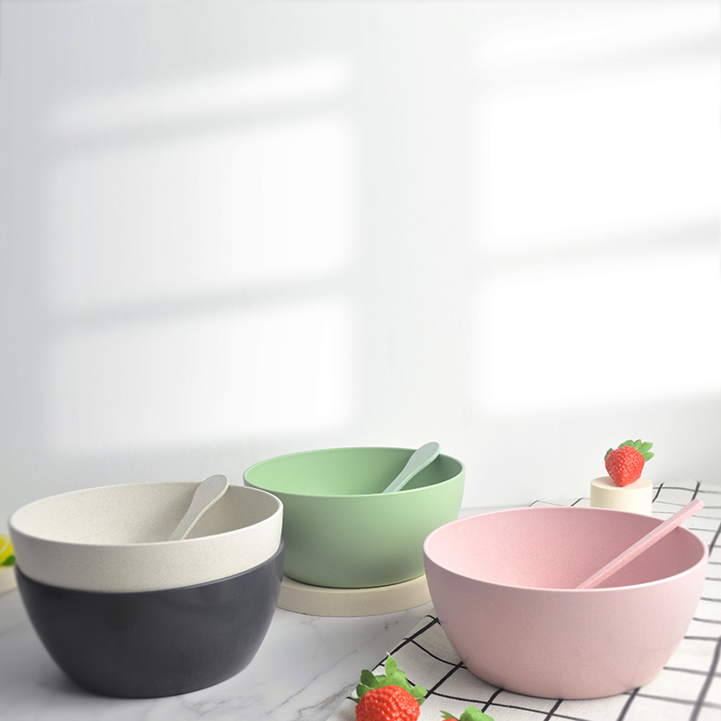 2021 New Wheat Straw Salad Bowl 8