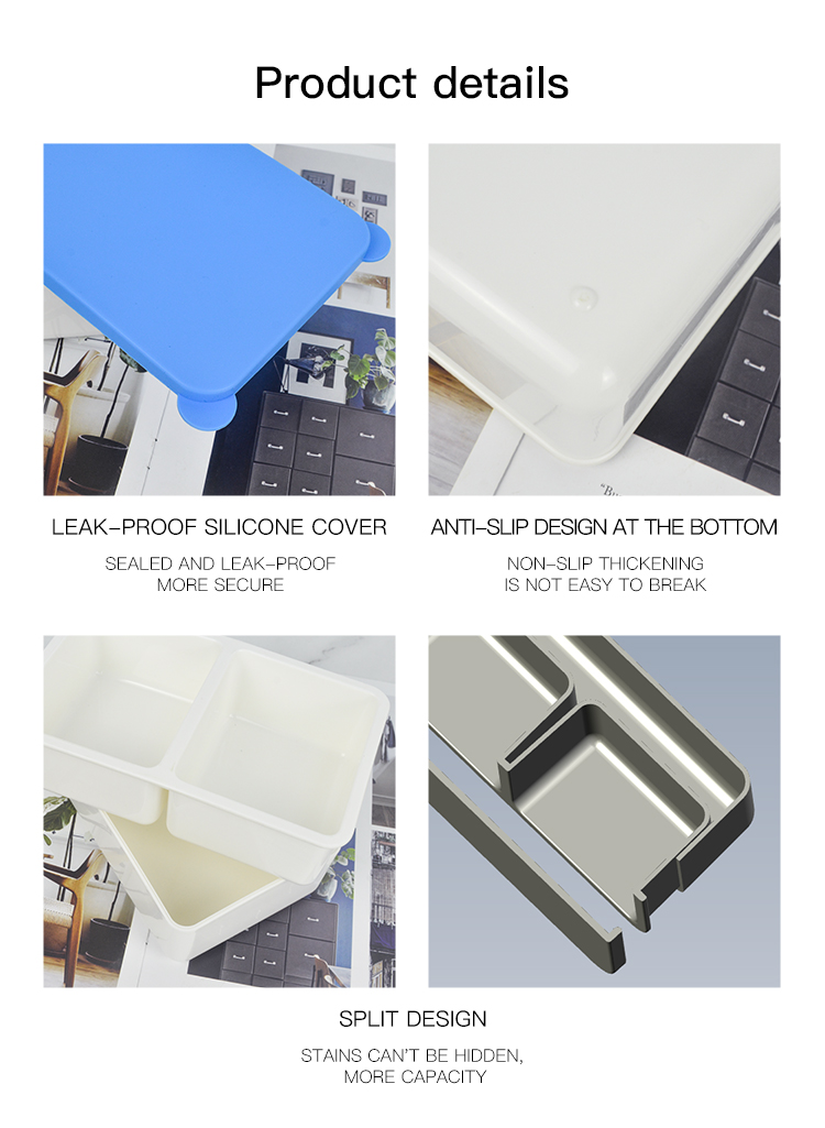 KHF011013 New double layer anti scalding bento box2