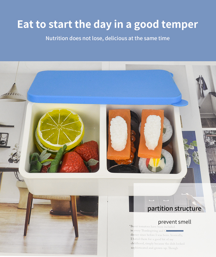KHF011013 New double layer anti scalding bento box3