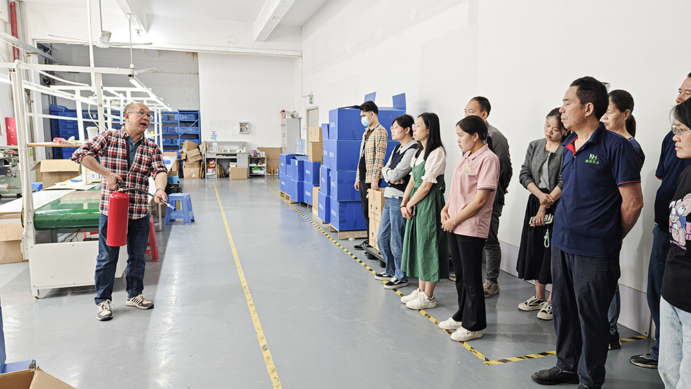 Company production safety meeting