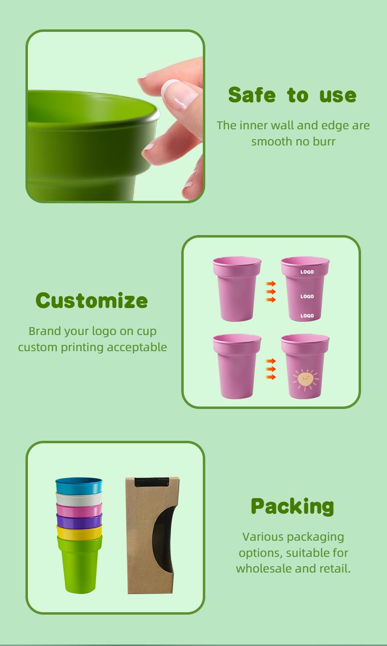 250 ML PLA reusable party cup kids cup stadium cup5