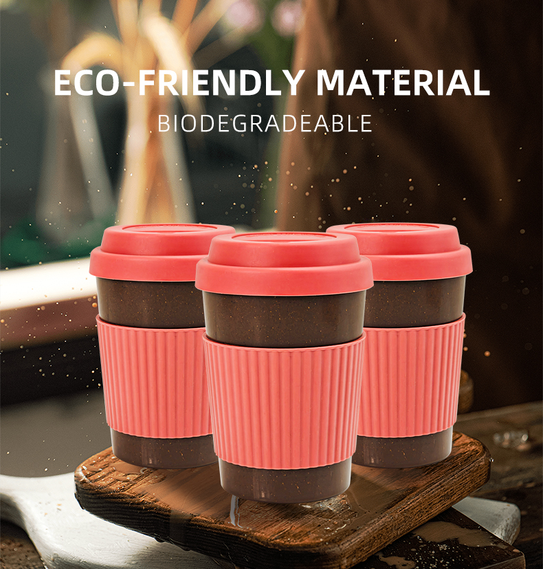 Sustainable coffee grounds cup 350 ml 12 oz coffee mug2