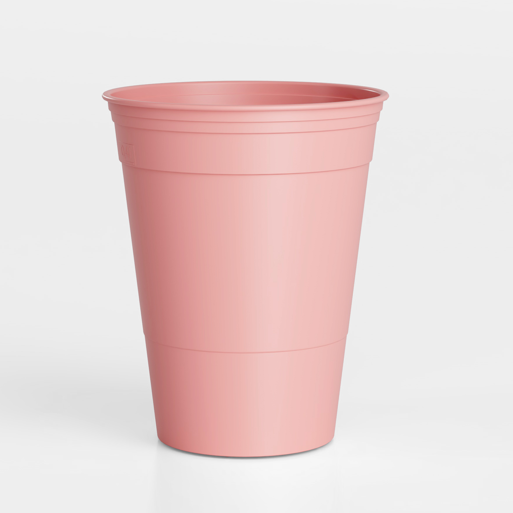New reusable recycle plastic 16 oz beern pong cups6