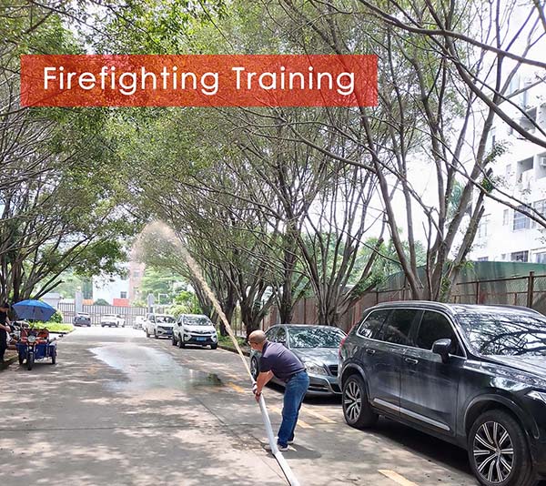 Firefighting training today