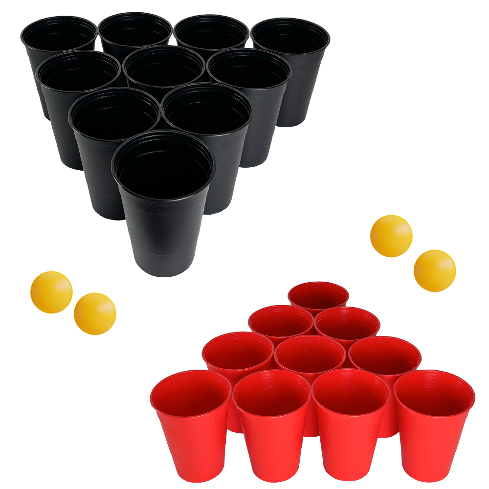 New reusable recycle plastic 16 oz beern pong cups2