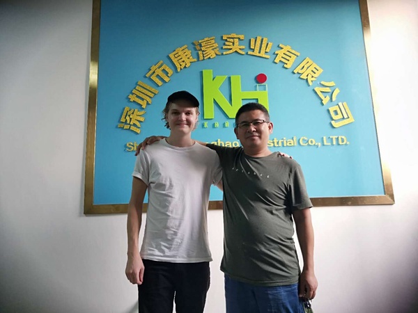 British customers visit our company