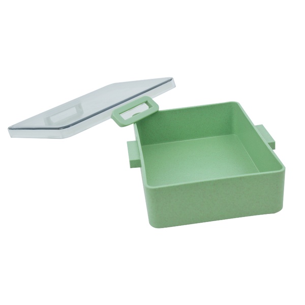 KHF031001—Bamboo fiber single layer square sealed lunch box2