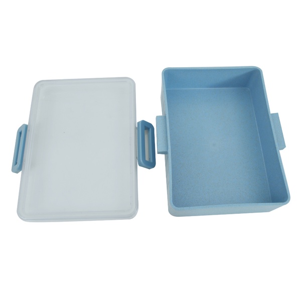 KHF021001-Single layer square straw lunch box3