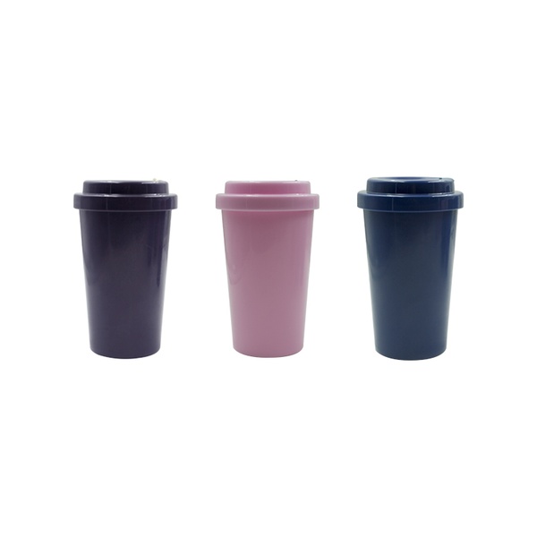 KHB01002-PP plastic sealed coffee cup with lid