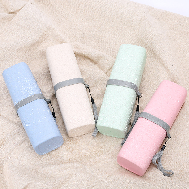 KHB02009—秸秆材料旅行牙刷杯