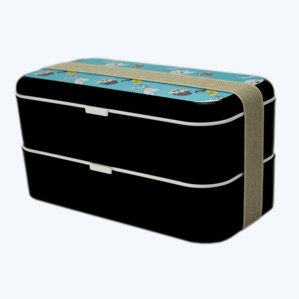 KHF012001—Double-layer strap PP lunch box5