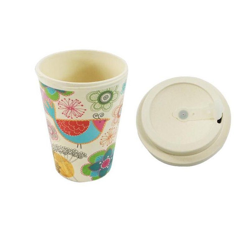 KHB03010—竹纤维密封印刷咖啡杯