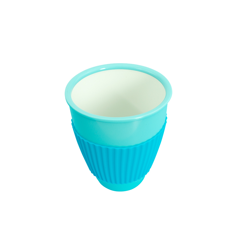 KHB04013—带杯套硅胶盖子环保可降解杯