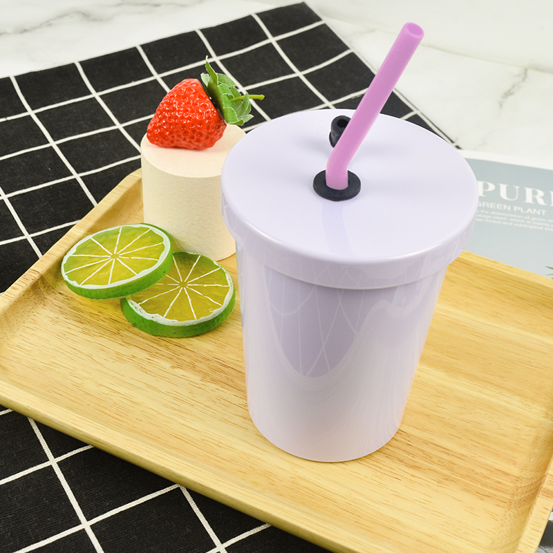 PLA可降解吸管杯