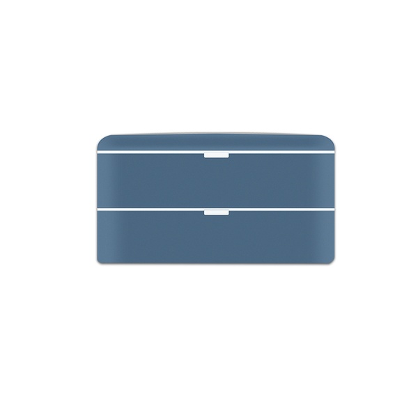 PP plastic strap double - layer patent bento box