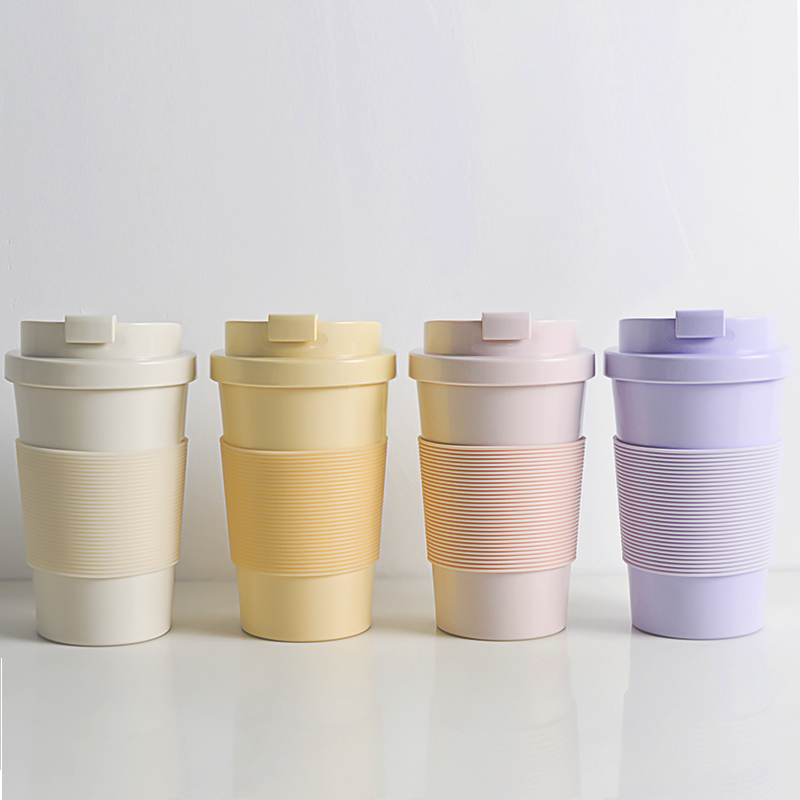 KHB04013-Buckle PLA 420ml Coffee Cup 8