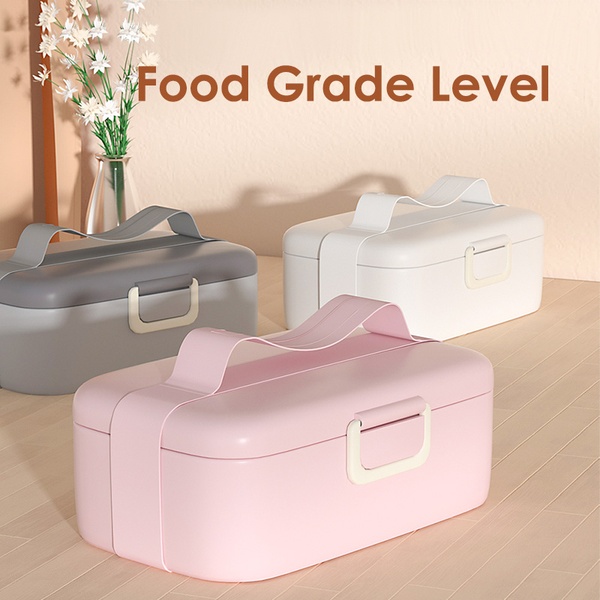 New single layer lunch box with silicone handle band