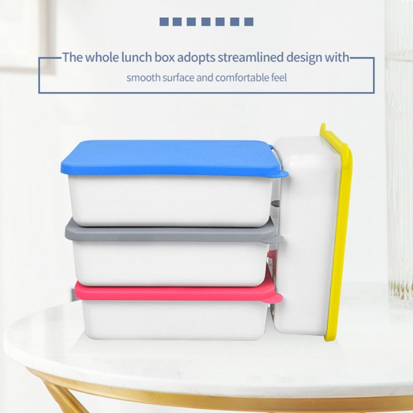 KHF011013 New double layer anti scalding bento box