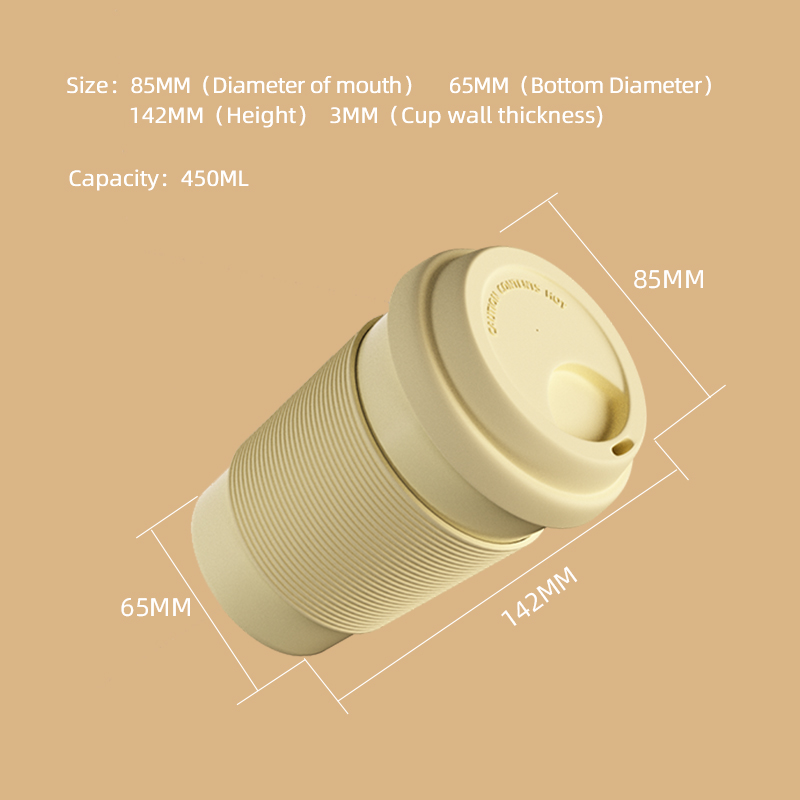 KHB04002-420ml PLA reusable cup with silicone lid and band2