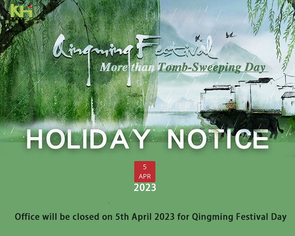 Holiday Notice 5th April 2023