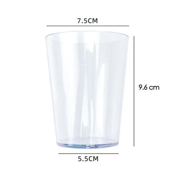Modern New 9 oz High transparent AS cup3