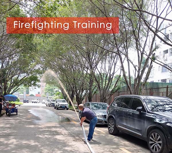 Firefighting training today