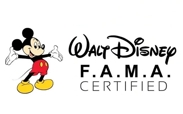 Walt Disney FAMA certification approved KangHao