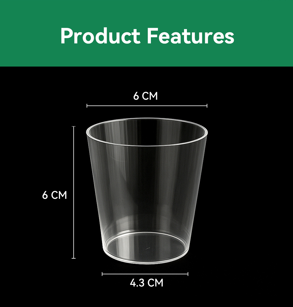 New arrival mini 3 Oz clear cup3