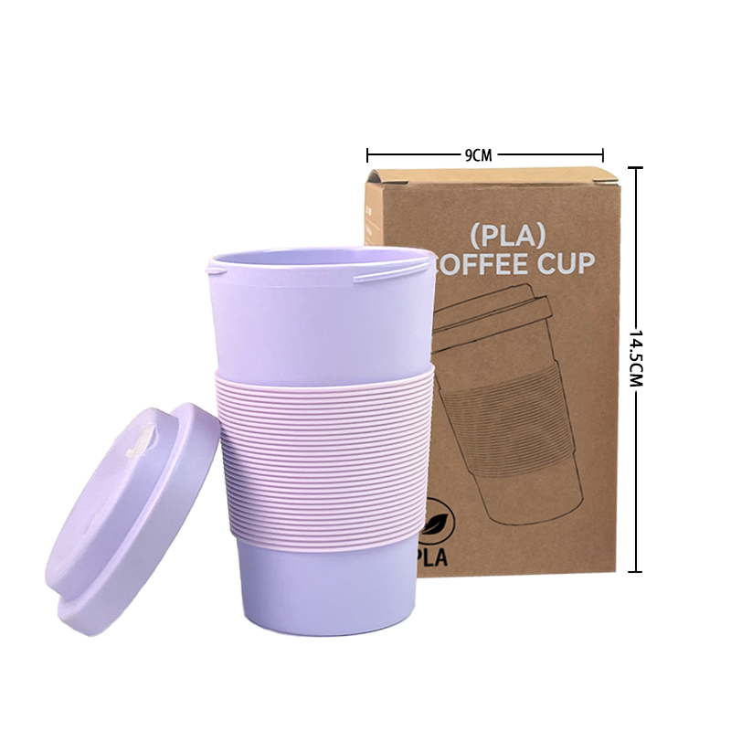 KHB04003-PLA coffee cup with cover 420ml5