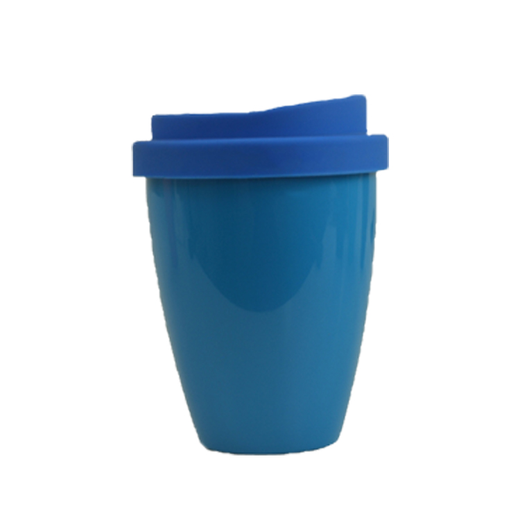 KHB04011-Double layer 350ml PLA silica gel cup with round mouth cover3