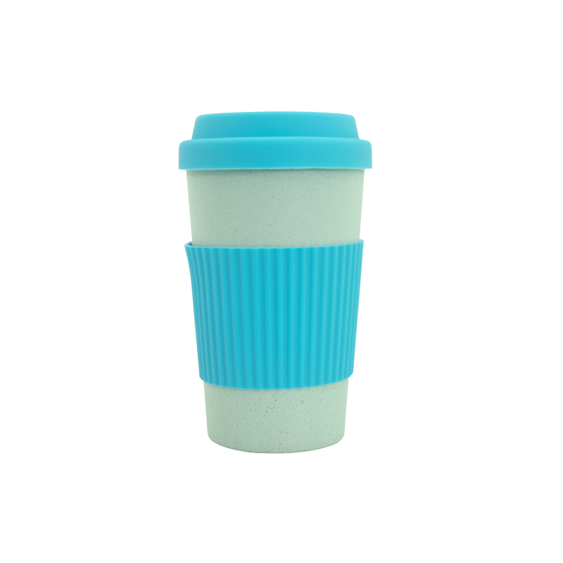 KHB02007-350 ml straw mug with silicone cover and heat insulation sheath5